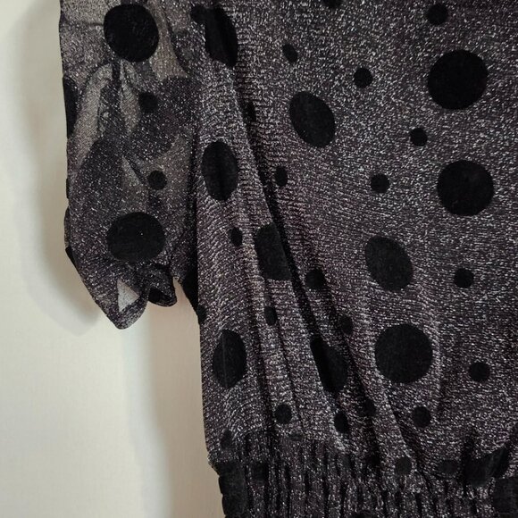 Betsey Johnson polka-dot fit & flare dress - Picture 4 of 8